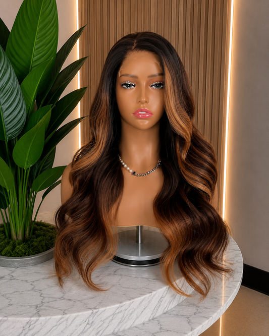 Raw Giselle Glueless 5x5 HD Closure Wig – 100% Raw Human Hair