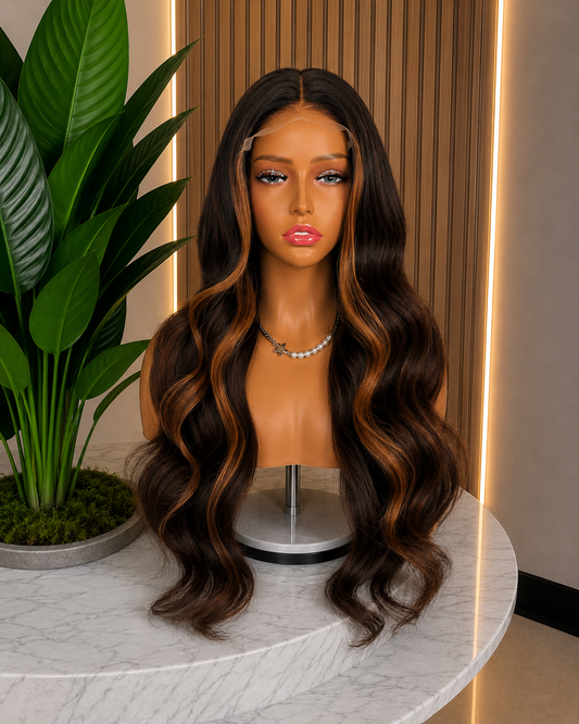 Raw Luscious Glueless 5x5 HD Closure Wig – 100% Raw Human Hair