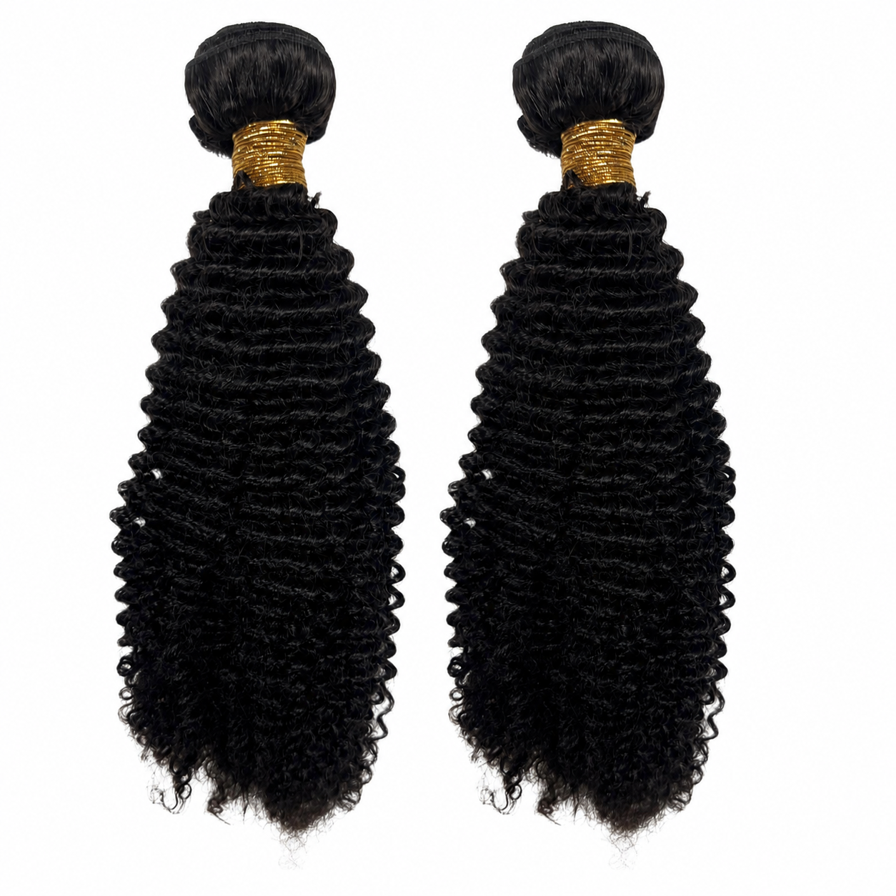 Jerry curl virgin human hair 2 bundle deal - tight springy curl bundles from Nikki Smith Hair Collection