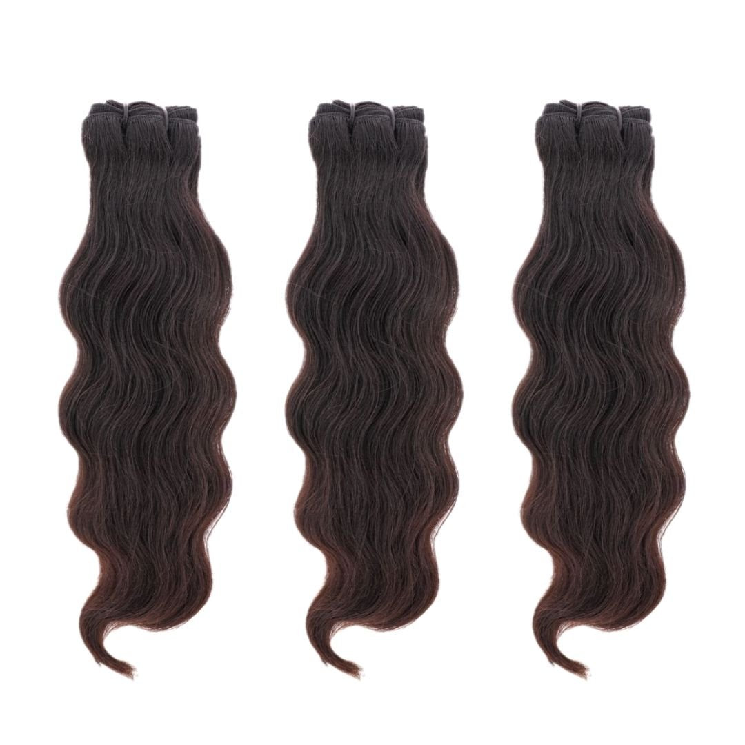 Raw Indian Curly Hair Bundle Deals, 100% human hair weave, naturally curly style, with machine double stitch wefts for secure styling.
