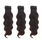 Raw Indian Curly Hair Bundle Deals, 100% human hair weave, naturally curly style, with machine double stitch wefts for secure styling.