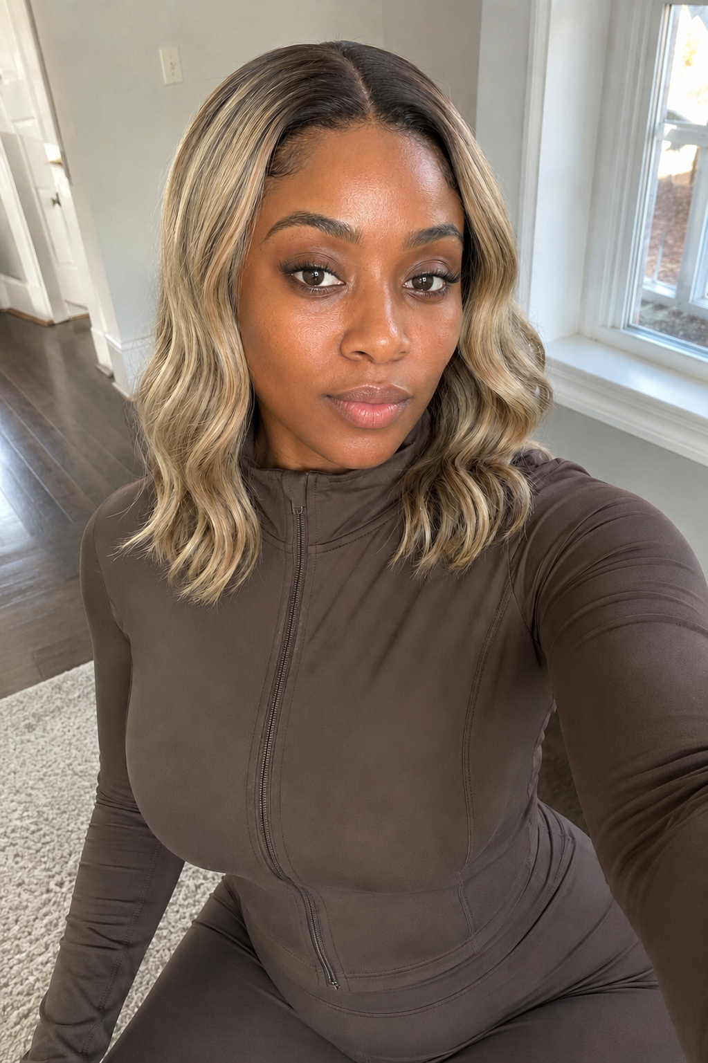 Raw Golden Wave Glueless 5x5 HD Lace Closure Bob Wig – 100% Raw Human Hair
