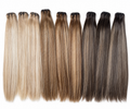 Pre-Colored Balayage Human Hair Bundles — Virgin Straight