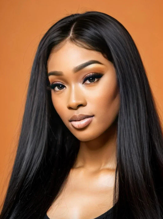 Straight Closure Wig