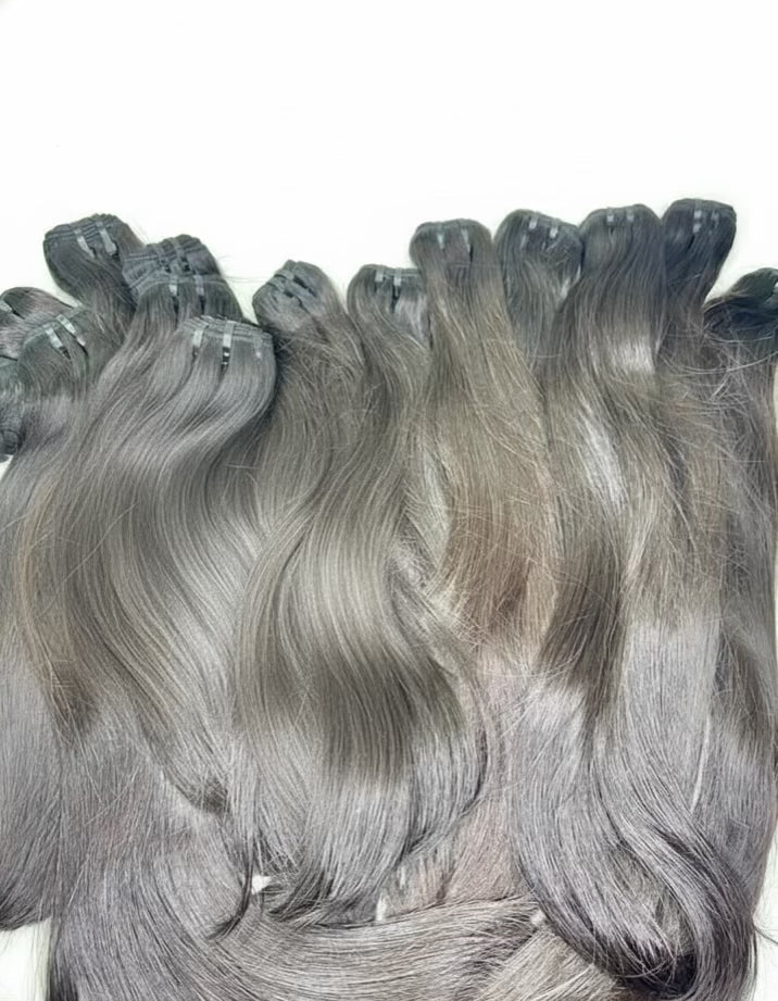 (10) Bundles Raw Indonesian Natural Wave
