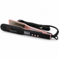 Nikki Smith 1.75 inch wide plate titanium flat iron in black and pink, professional hair straightener
