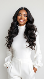 Raw Indian Curly Natural Black Clip-in Extensions