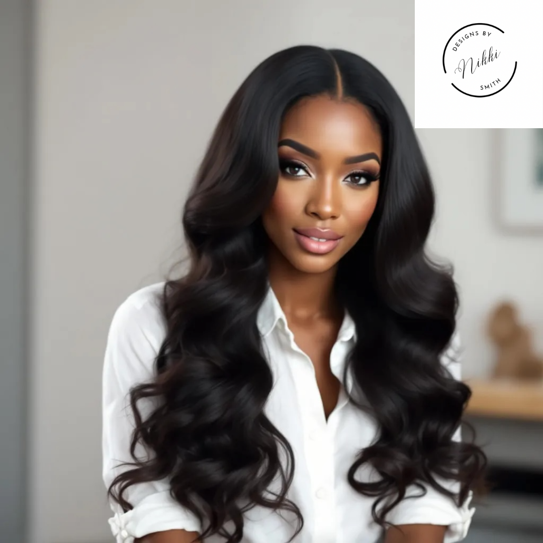 Luxurious Body Wave Stock Image