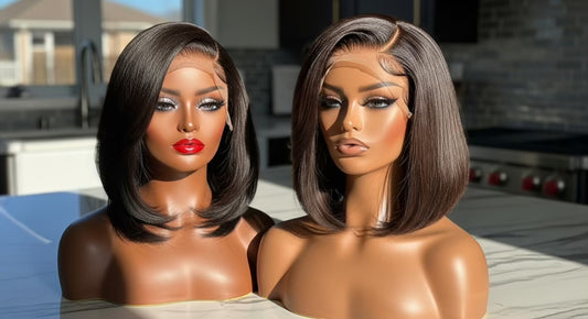 Ready To Wear 5x5 HD Lace Bob Wig – Sleek Premium Human Hair Closure Bob