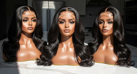 Ready To Wear Straight Hair 5x5 HD Lace Closure Unit Wig 180% Density Wig