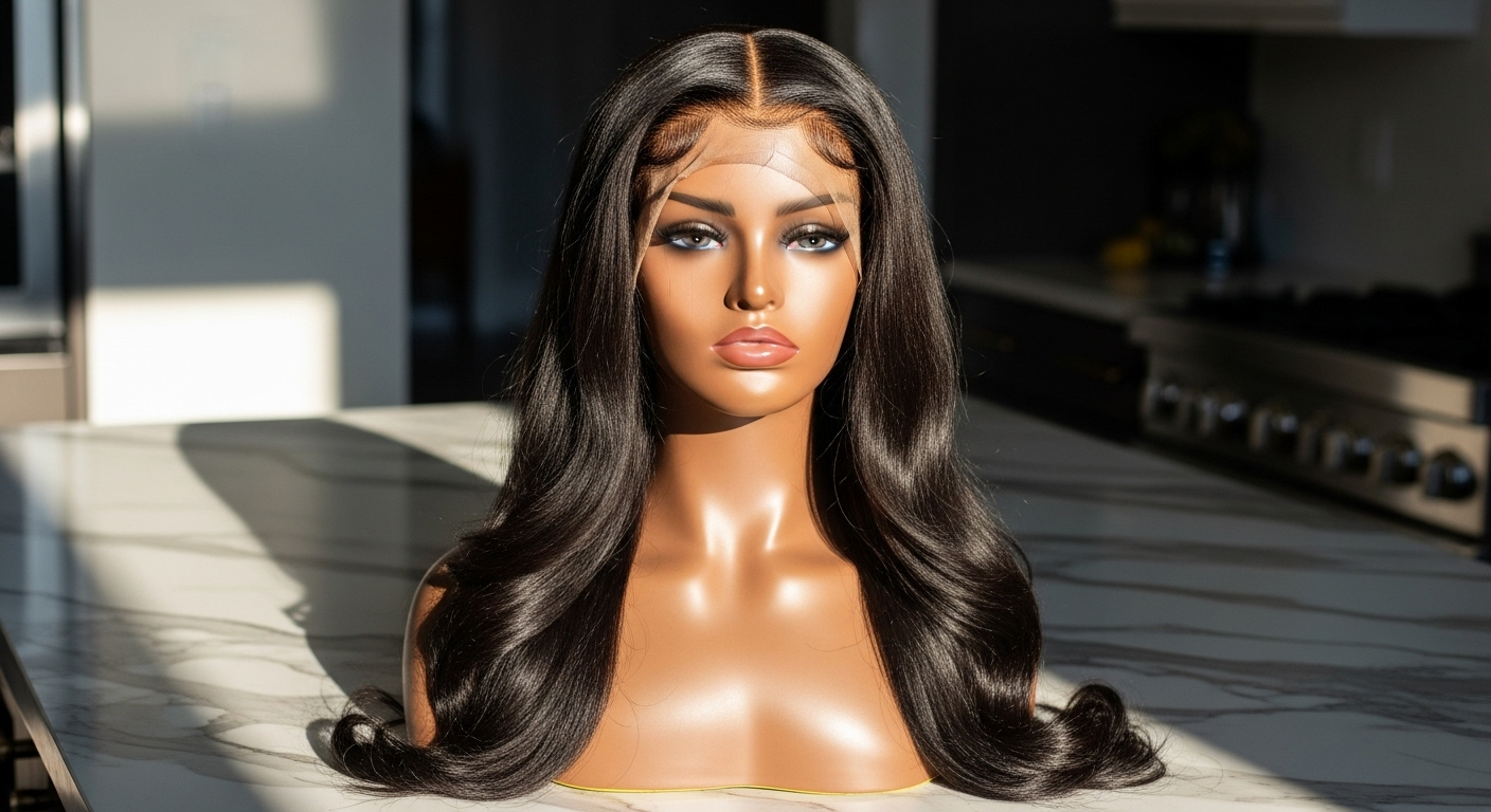 Ready To Wear Straight Hair 5x5 HD Lace Closure Unit Wig 180% Density Wig