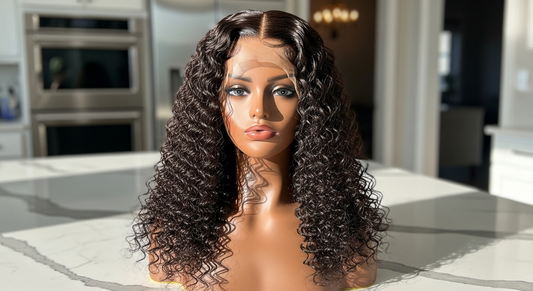 Ready To Wear Glueless 5x5 HD Closure Wig Pineapple Wave with Bleached Knots