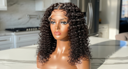 Ready To Wear Water Wave 5x5 HD Bob Lace Closure Wig – 100% Virgin Hair, 180% Density