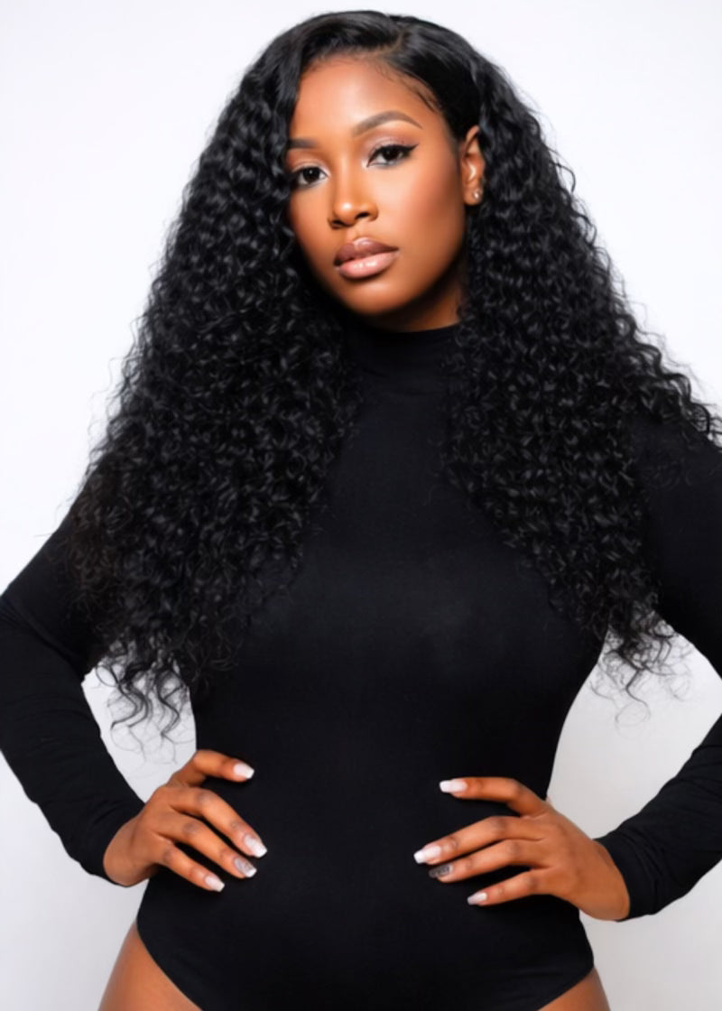 Ready To Wear Glueless 5x5 HD Closure Wig Pineapple Wave with Bleached Knots