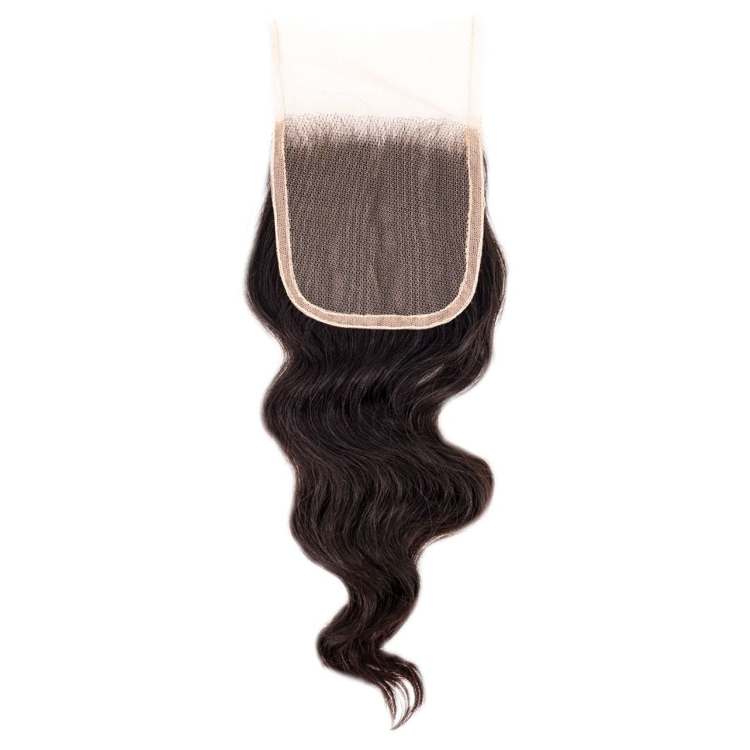 Raw Indian Wavy Closure available at the Nikki SMith Hair Collection