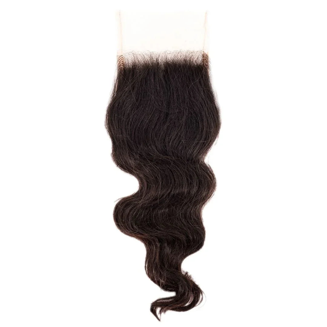 Raw Indian Wavy Closure available at the Nikki SMith Hair Collection