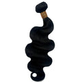 Jet black 1B body wave human hair bundles from Nikki Smith Hair Collection