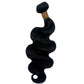 Jet black 1B body wave human hair bundles from Nikki Smith Hair Collection