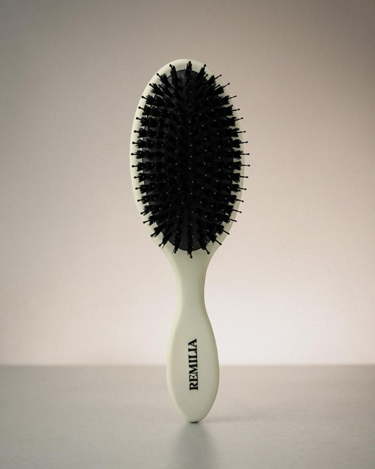 Vegan Lush detangling hair brush from Nikki Smith Hair Collection
