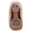 613 blonde straight 13x4 transparent lace front wig from Nikki Smith Hair Collection