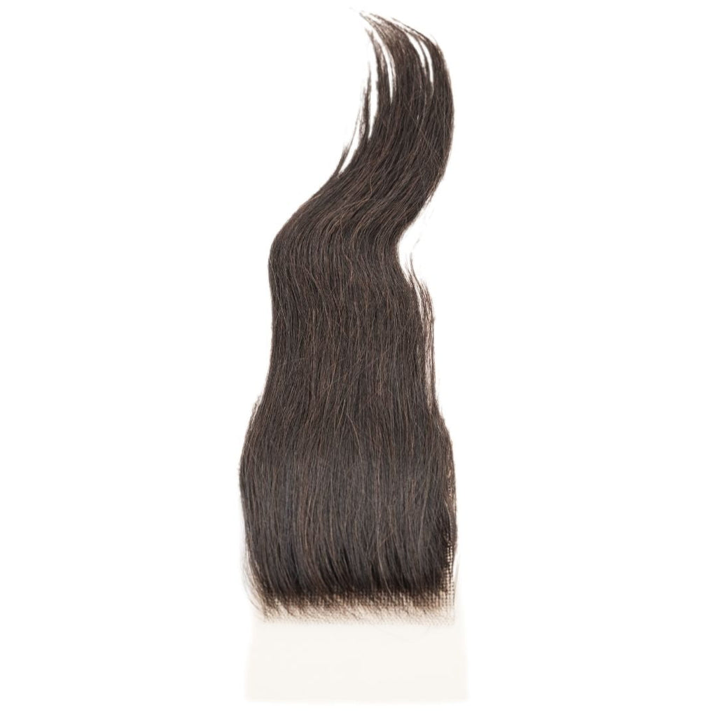 Raw Vietnamese Straight Closure available at Nikki Smith Hairr Collection