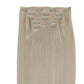 Platinum Blonde seamless clip-in hair extensions in 100% human hair – Nikki Smith Hair Collection