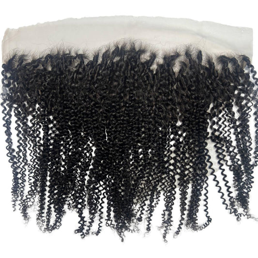 Afro kinky 13x4 HD lace frontal made from 100% virgin human hair
