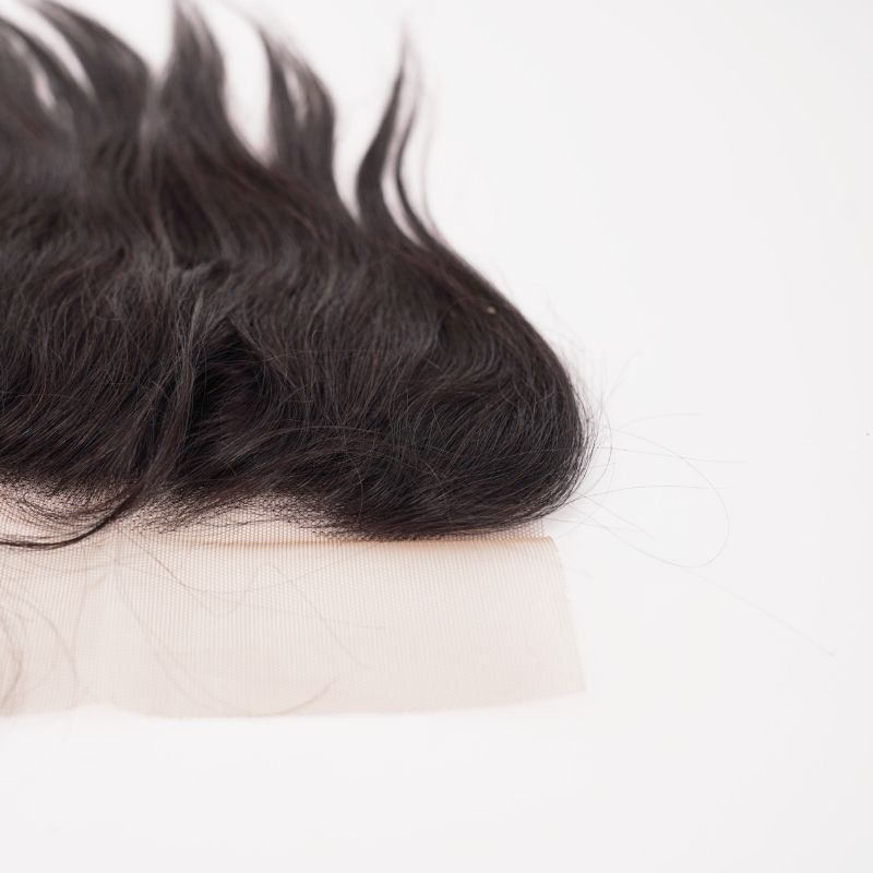 Brazilian silky straight 13x4 lace frontal in 100% human hair, from Nikki Smith Hair Collection