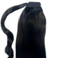 Jet Black Ponytail extension featuring 20” length and sleek design, perfect for adding volume and length.