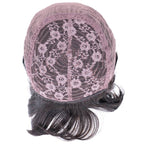 Back view of the Straight Bang Bob Wig, demonstrating the seamless cut and natural volume of the wig.