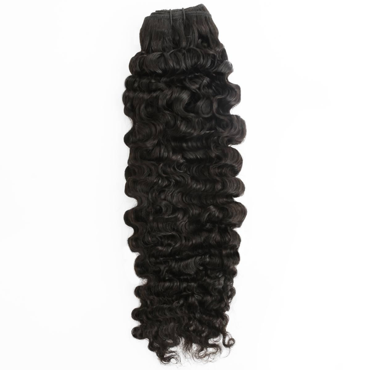 Raw Burmese curly human hair bundles from Nikki Smith Hair Collection