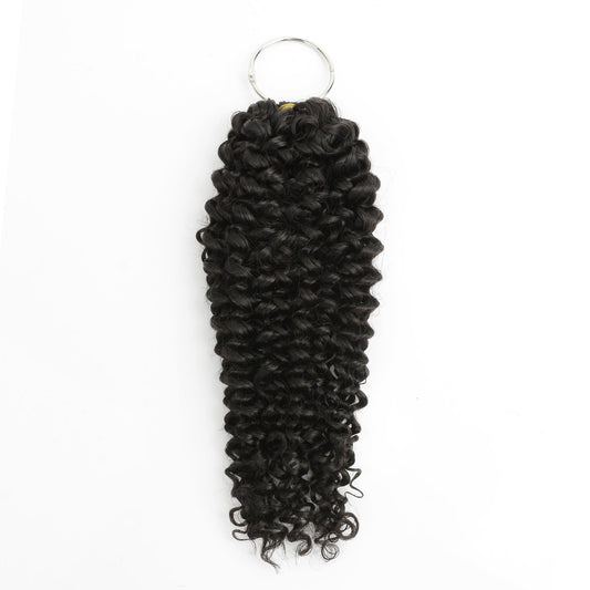 16-inch Kinky Curly feather crochet human hair – Nikki Smith Hair Collection
