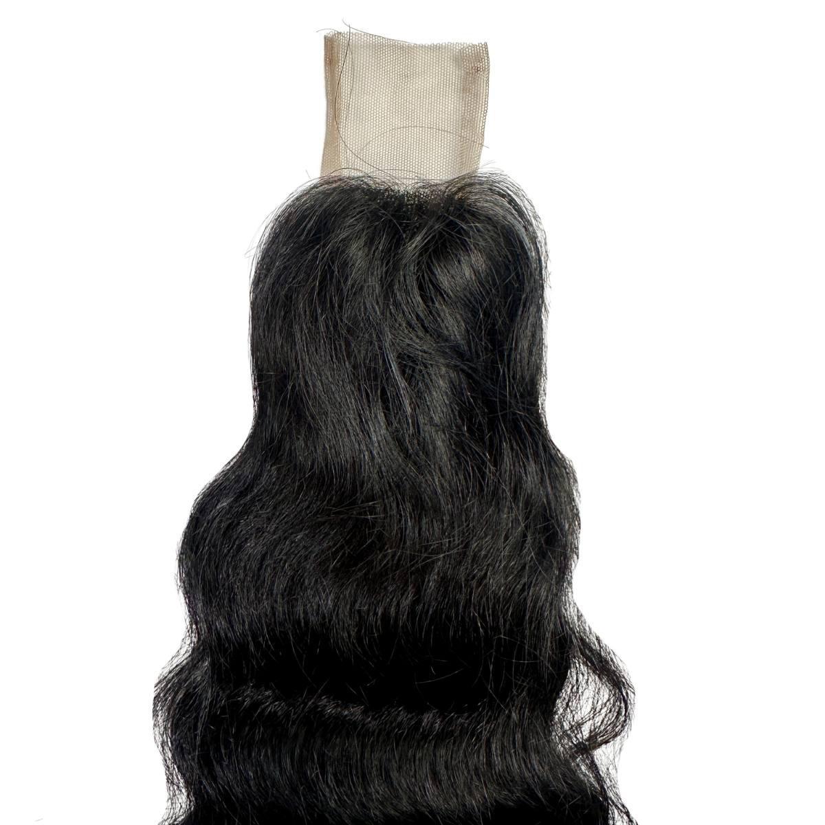 Raw Indian curly 2x6 transparent lace closure in 100% raw human hair - Nikki Smith Hair Collection