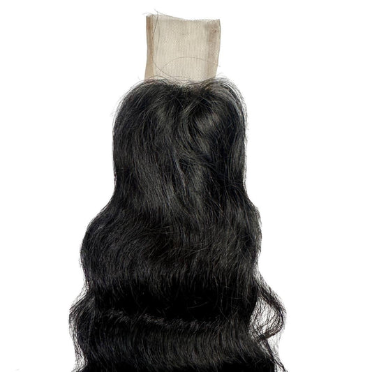 Raw Indian curly 2x6 transparent lace closure in 100% raw human hair - Nikki Smith Hair Collection