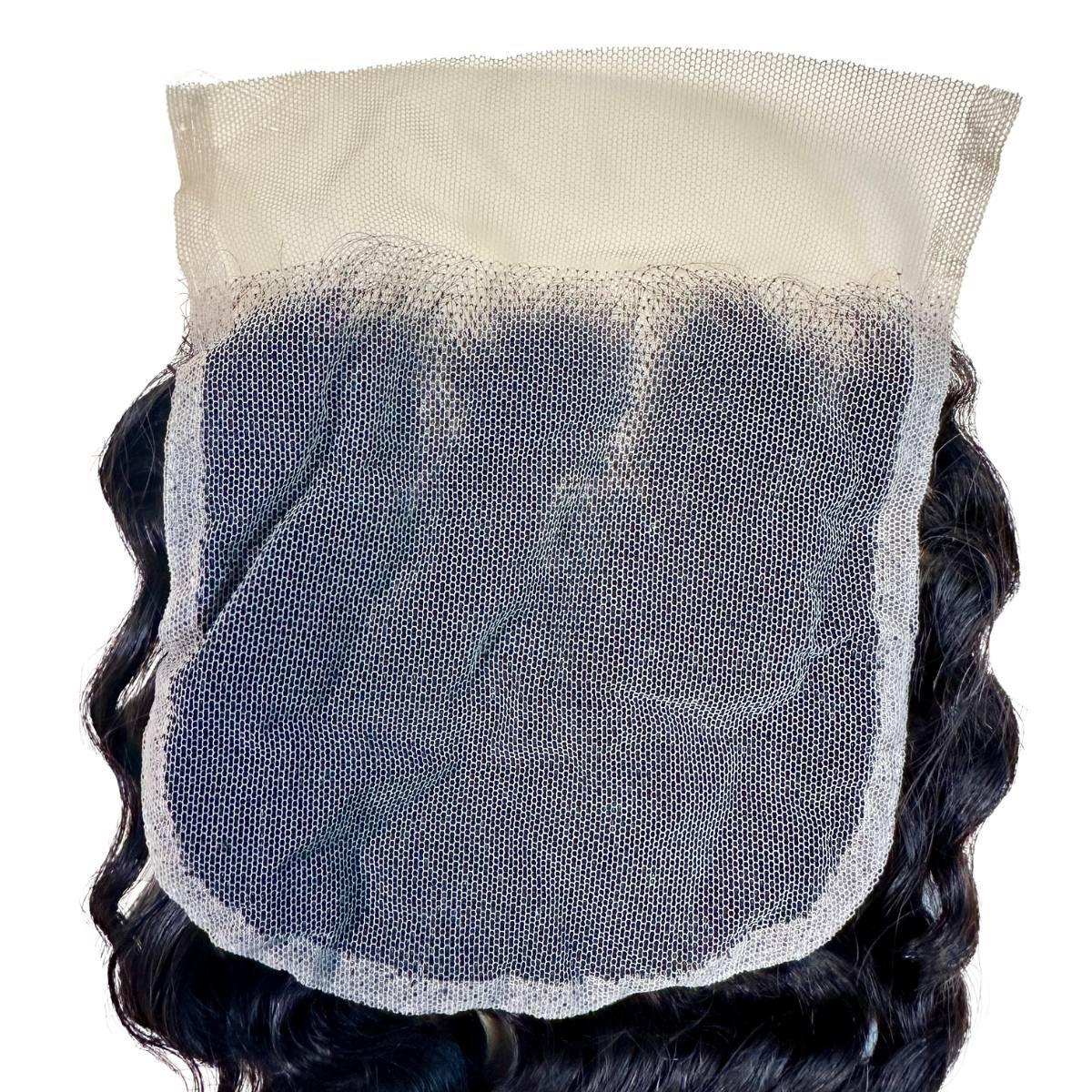 Deep wave 5x5 transparent lace closure in 100% human hair, from Nikki Smith Hair Collection