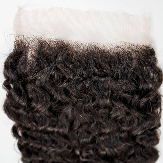 Burmese curly 5x5 HD lace closure in 100% virgin human hair - Nikki Smith Hair Collection