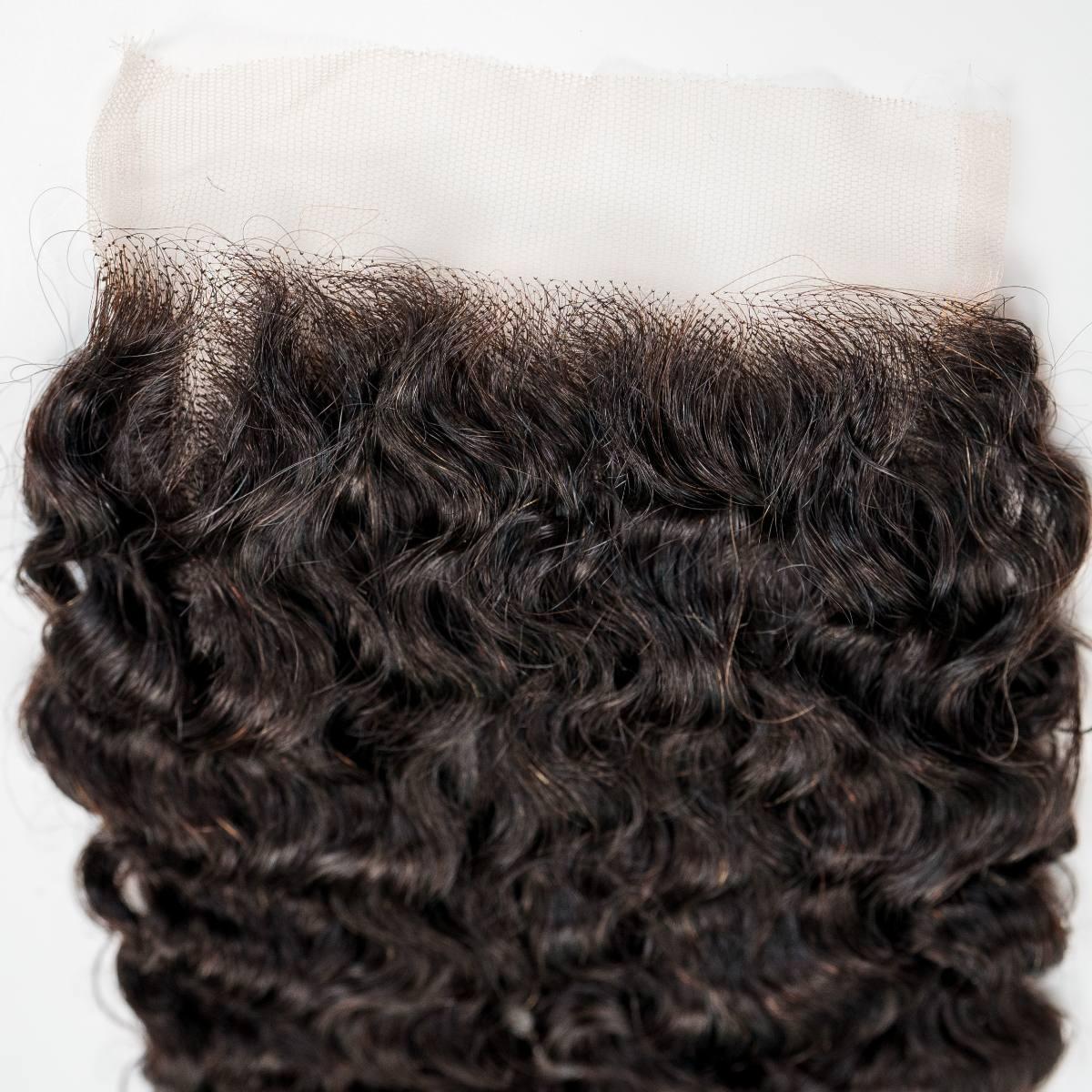 Burmese curly 5x5 HD lace closure in 100% virgin human hair - Nikki Smith Hair Collection