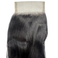 Yaki straight 4x4 transparent lace closure in 100% virgin human hair - Nikki Smith Hair Collection
