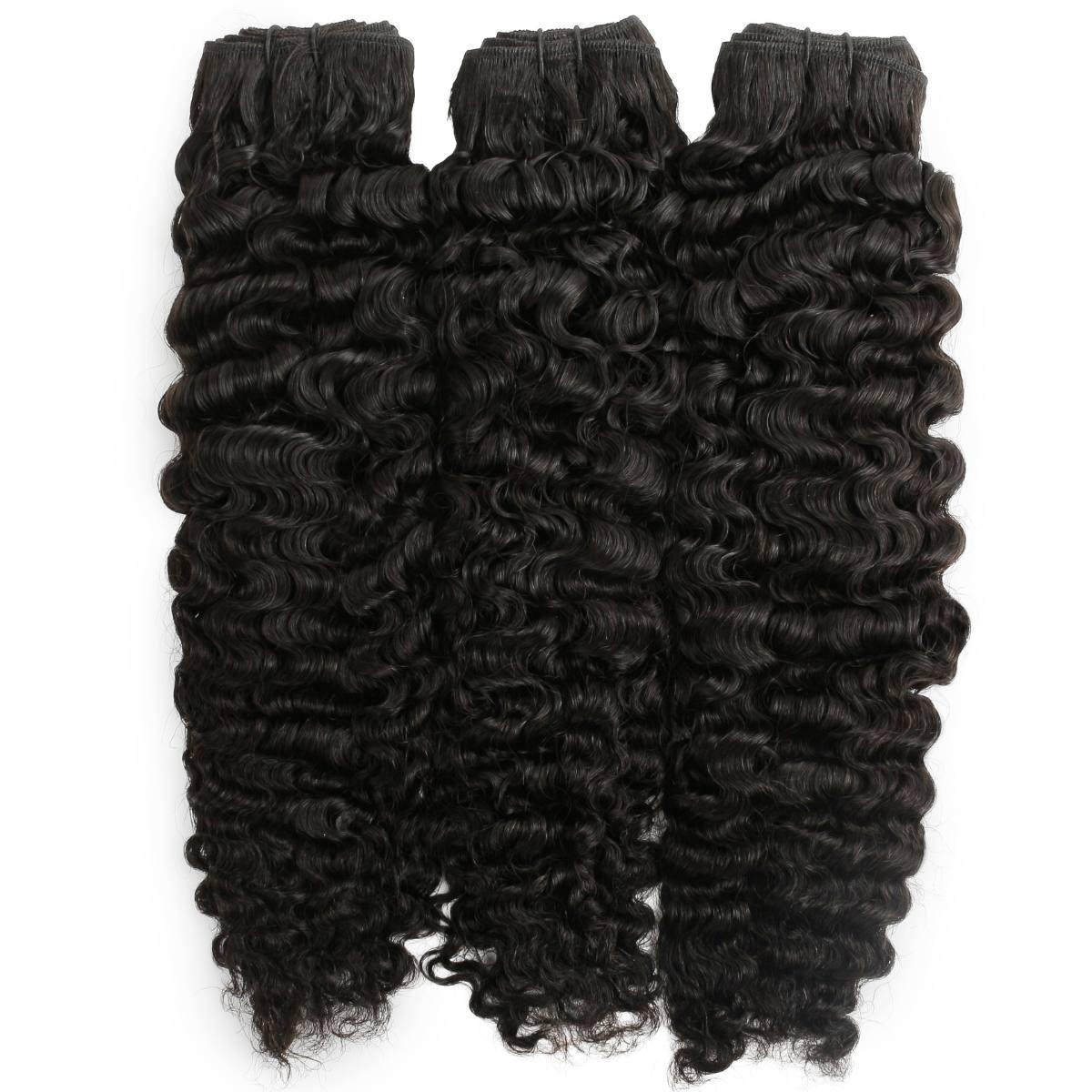 Raw Burmese curly human hair 3 bundle deal from Nikki Smith Hair Collection