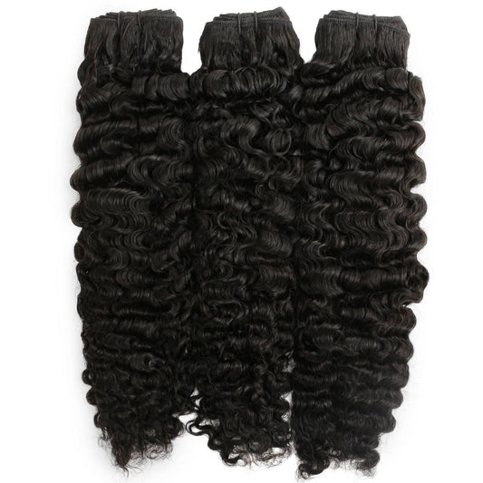 Raw Burmese curly human hair 3 bundle deal from Nikki Smith Hair Collection