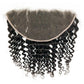 Detailed back view of 13x6 HD Brazilian DeepWave Frontal, highlighting lace and deep wave texture.