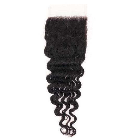 Brazilian Deep Wave HD Lace Closure at Nikki Smith Hair Collection Available in USA