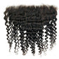 HD Brazilian DeepWave Frontal from the back, highlighting lace detailing and natural texture for a seamless blend.