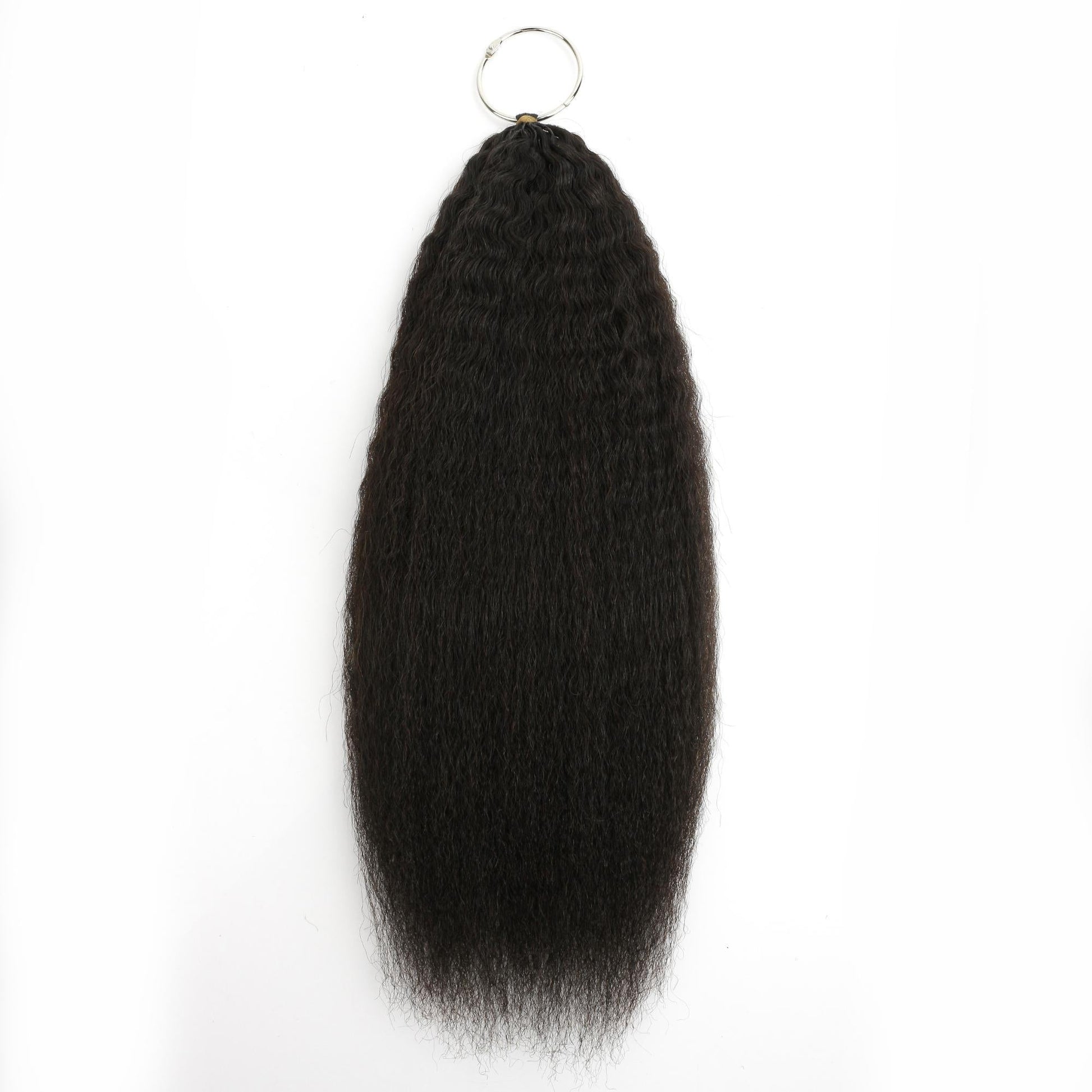 16-inch Kinky Straight feather crochet human hair – Nikki Smith Hair Collection