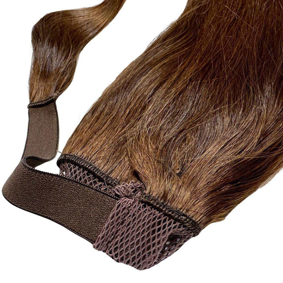 Dark Brown Ponytail from Nikki Smith Hair Collection, adding effortless volume and length with natural dark brown color.