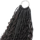 Deep wave boho braids close-up – Nikki Smith Hair Collection