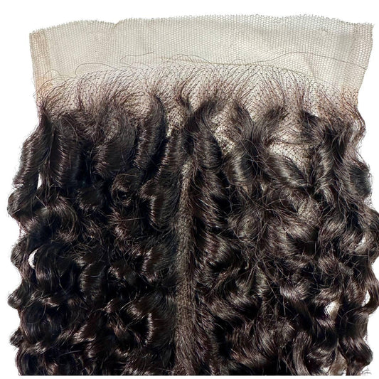 Kinky curly 5x5 HD lace closure in 100% virgin human hair - Nikki Smith Hair Collection