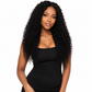 Kinky curly half wig made from 100% human hair