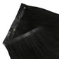 Jet Black seamless clip-in hair extensions in 100% human hair – Nikki Smith Hair Collection