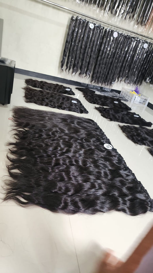(10) Bundles Single Drawn Raw Indonesian Natural Wave